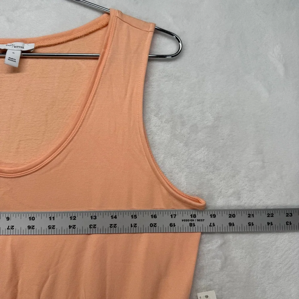 Daily Ritual‎ Romper Drawstring Waist Sleeveless Casual Jumpsuit Size M